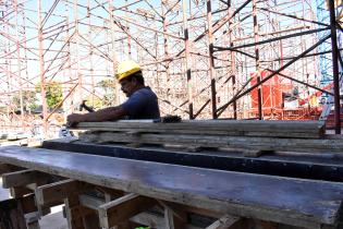 Avance de obras en Centro cultural de Flor de Maroñas