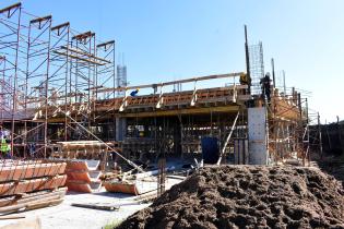 Avance de obras en Centro cultural de Flor de Maroñas