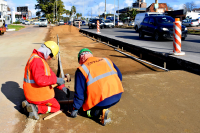 Obra Ensanche Av. Italia y Gallinal