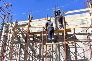 Avance de obras en Centro cultural de Flor de Maroñas Avance de obras en Centro cultural de Flor de Maroñas