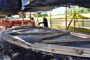 Avance de obras en Centro cultural de Flor de Maroñas