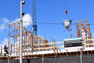 Avance de obras en Centro cultural de Flor de Maroñas