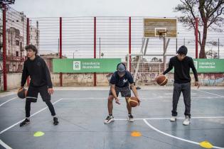 Actividades en la plaza de deportes Nº 1 en el marco del Plan ABC+ Deporte + Cultura