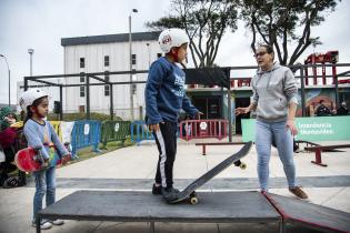 Actividades en la plaza de deportes Nº 1 en el marco del Plan ABC+ Deporte + Cultura