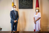 Reunión con embajador de Suiza en Uruguay, Daniel Derzic