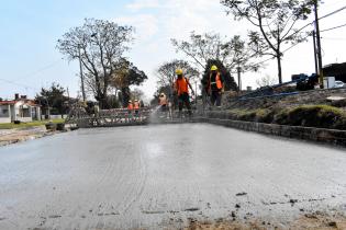 Obras en Avenida Bolivia y Avenida Italia.