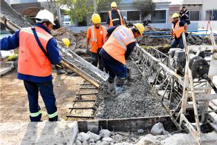 Obras en Avenida Bolivia y Avenida Italia.