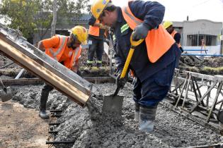 Obras en Avenida Bolivia y Avenida Italia.