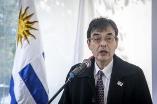 Inauguración de monolito en homenaje al centenario del vínculo entre Uruguay y Japón 