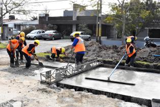 Obras en Avenida Bolivia y Avenida Italia.