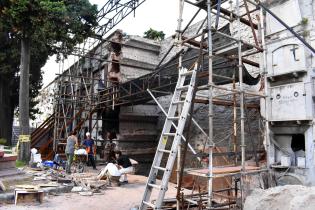 Obras en Cementerio Central