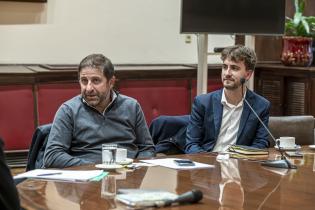 Encuentro del intendente interino Federico Graña con el Secretario General del Gobierno de la ciudad de Buenos Aires,  Fernando Straface