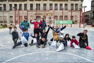 Actividades en la plaza de deportes Nº 1 en el marco del Plan ABC+ Deporte + Cultura