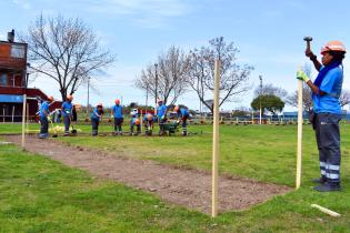 Relevamiento de obras en club Nuevo Amanecer Relevamiento de obras en club Nuevo Amanecer