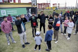 Actividades en la plaza de deportes Nº 1 en el marco del Plan ABC+ Deporte + Cultura