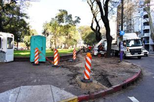  Reparación parcial de caminería en Parque Rodó