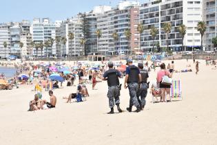 Seguridad en playas de Montevideo