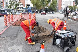 Avance de obras en Av. Dr Manuel Albo Avance de obras en Av. Dr Manuel Albo