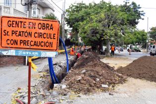 Avance de obras en Av. Dr Manuel Albo Avance de obras en Av. Dr Manuel Albo