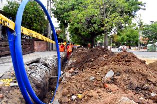 Avance de obras en Av. Dr Manuel Albo Avance de obras en Av. Dr Manuel Albo