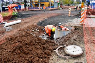 Recorrida por obras en calle Berinduague