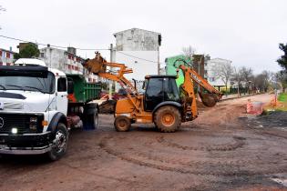 Recorrida por obras en calle Berinduague