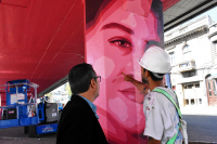 Intervención artística en el Viaducto de Paso Molino