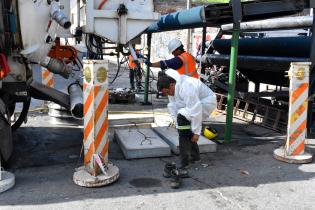 Obras de Saneamiento en Red Arteaga La Paz y Minas