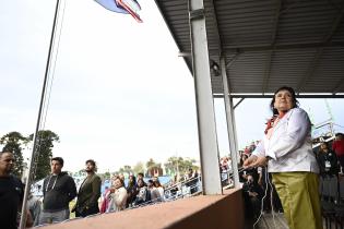 María Inés Obaldía, participa de la ceremonia de cierre de la Semana Criolla del Prado 2024