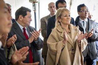 Inauguración de monolito en homenaje al centenario del vínculo entre Uruguay y Japón Inauguración de monolito en homenaje al centenario del vínculo entre Uruguay y Japón