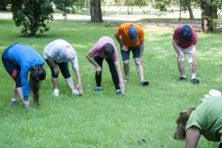 Actividad deportiva en el Jardín Botánico