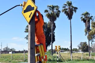 Nuevos semáforos en Av. San Martín y Rancagua