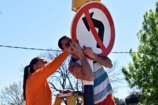Nuevos semáforos en Av. San Martín y Rancagua Nuevos semáforos en Av. San Martín y Rancagua