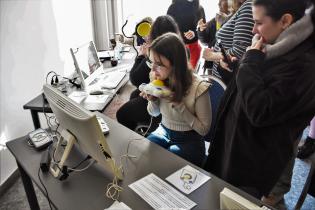 Jornada de intercambio«TIC Montevideo » del proyecto CerTI en la sala Dorada de la Intendencia de Montevideo,  13 de agosto de 2022