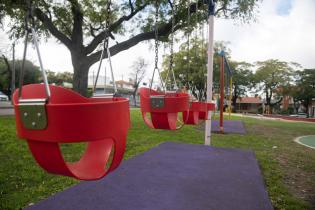 Obras del Presupuesto Participativo en plaza República del Salvador Obras del Presupuesto Participativo en plaza República del Salvador