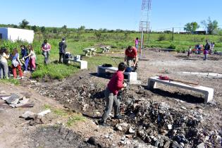 Recuperación de espacio en Nuevo Sarandí 