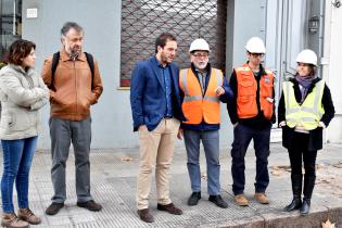 Obras en calle Canelones