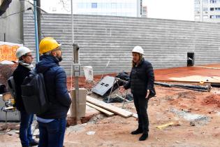 Avance de obras en Plaza de la Diversidad