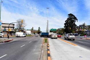 Dársena de giro en Bv.Artigas y Uruguayana