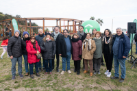 Inauguración de obras del presupuesto participativo en el Parque Baroffio