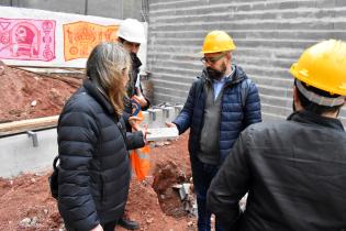 Avance de obras en Plaza de la Diversidad