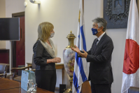 Visita de cortesía del Embajador de Japón en Uruguay