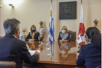 Visita de cortesía del Embajador de Japón en Uruguay