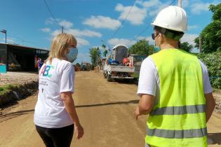 Recorrida de la Intendenta por plan ABC en Marconi