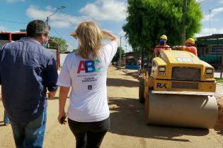 Recorrida de la Intendenta por plan ABC en Marconi Recorrida de la Intendenta por plan ABC en Marconi