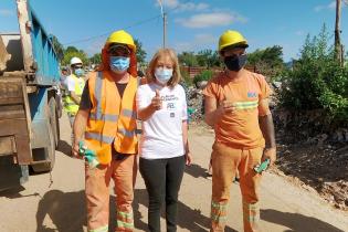 Recorrida de la Intendenta por plan ABC en Marconi