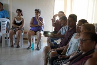 Recorrida por obras en barrio Pablo Estramín Recorrida por obras en barrio Pablo Estramín