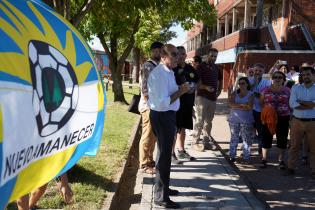 Inauguración de obras en club Nuevo Amanecer 