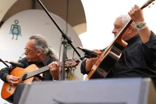 Eduardo "Toto Méndez" y Julio Cobelli en el Montevideo Tango 2018