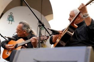 Eduardo "Toto Méndez" y Julio Cobelli en el Montevideo Tango 2018